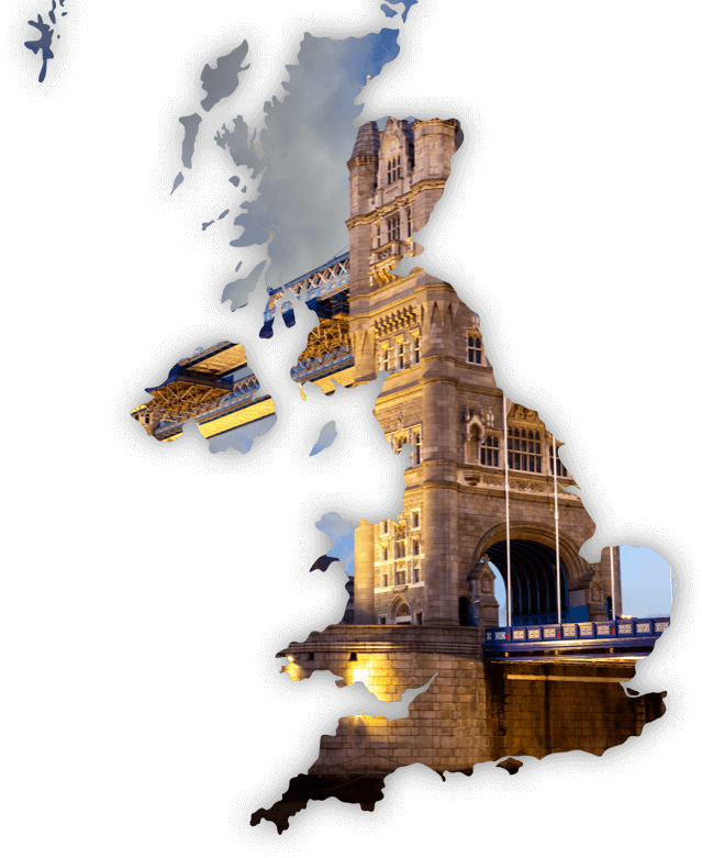 map of the UK