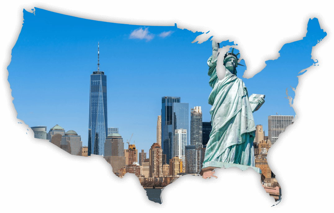 Map of the USA